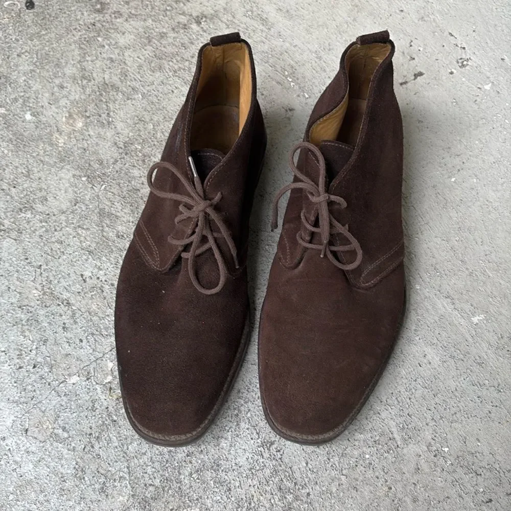 Bally Robik Chukka suede lace ups